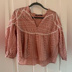 Embroidered Zara Top